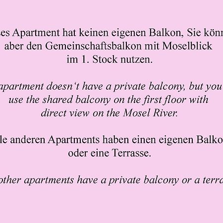 Apartamento Weingut Im Moselkrampen Ellenz-Poltersdorf Exterior foto